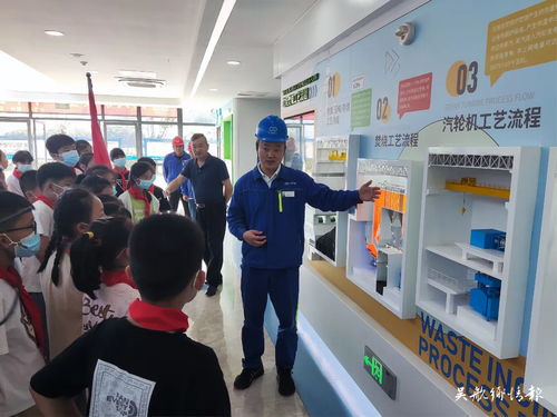 小手拉大手，共筑綠色夢 區生活垃圾服務中心組織學生參觀垃圾處理廠